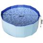 Homend PVC Pet Swimming Pool Portable Foldable Pool Dogs Cats Bathing Tub Bathtub Wash Tub Water Pond Pool Blue