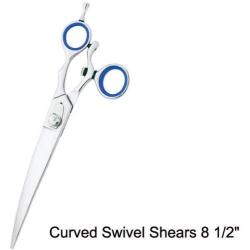 Heritage Stainless Steel Convex Canine Collection Pet Curved Swivel Shears, 8-1/2-Inch