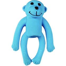 Coastal Pet Lil Pals 4'' Latex Monkey Dog Toy with Squeaker, Blue (1-Unit)