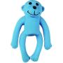 Coastal Pet Lil Pals 4'' Latex Monkey Dog Toy with Squeaker, Blue (1-Unit)