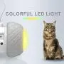 JMXAFMY Smart Automatic Cat Teaser Electronic Pet Cat Toy with Wheels Rechargeable Flash Rolling Colorful Light Cat Sticker JMXAFMY Smart Automatic Cat Teaser Electronic Pet Cat Toy with Wheels Rechargeable Flash Rolling Colorful Light Cat Sticker