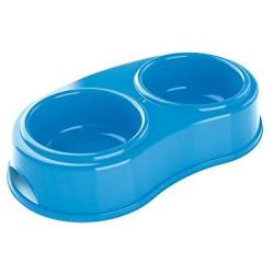 Agrobiothers Double Feeding Bowl for Cats, Small