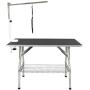 Flying Pig 32'' Small Size Heavy Duty Stainless Steel Frame Foldable Dog Pet Grooming Table (32'' x 21'')