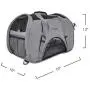Bergan Comfort Carrier for Pets, Grey, Large 19''L x 10''W x 13''H (88919) Bergan Comfort Carrier for Pets, Grey, Large 19''L x 10''W x 13''H (88919)