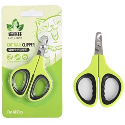 Cat Nail Clippers with Razor Sharp Blades - Pet Nail Clippers for Small Animal - Professional Claw Trimmer for Tiny Dog Kitten Bunny Rabbit Bird Guinea Pigs Ferret Hamsters - Sharp, Safe