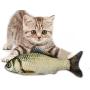 N-brand Cat Fish Toy Cat Peppermint cat Toy Imitation Fish Tickle cat Stick pet Plush Toy