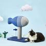 PETKIT Cat Scratching Post with 2 Cat Teasers Toys, Cute Cat Interactive Toys Scratcher Post with Nature Rope
