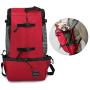 mcgrady1xm Dog Backpack Carrier for Small Medium Large Dogs, Puppy Backpack Extra Pockets Adjustable Pet Backpack Carrier for Bike Hiking Motorcycle