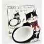 Dolce La Vita Natural Melamine Cat Dish with Box Size 8.5''x9.5''x1.5''Import from Italy Dolce La Vita Natural Melamine Cat Dish with Box Size 8.5''x9.5''x1.5''Import from Italy