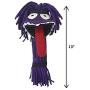 MPP Silly Rope Monster Dog Toys Funny Squeaker Fetch Tugs Assorted Colors 13'' Long