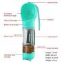 Dog Water Bottle, Portable Pet Water Bottle Leak Proof Puppy Water Dispenser with Drinking Feeder Food Container for Outdoor Walking, Hiking, Travel, Water Feeding Bowl for Dogs and Cats, Food Grade