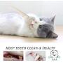 Pet Cat Fish Shape Toothbrush with Catnip Toys，New Interactive Tooth Cleaning Toy for Kitten Kitty，Multi-Function Food Grade Silicone Cat Molar Stick，Get Rid of Bad Breath & Keep Teeth Healthy