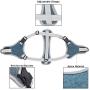 BELPRO Dog Harness No Pull, Reflective Vest Harness with 2 Metal Leash Hooks,Adjustable Soft Padded Pet Vest for Small Medium Large Dog
