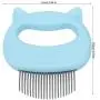 Enrilior Pet Grooming Comb, Cat Dog Massage Shell Hair Removal Shedding Cleaning Brush (Blue) Enrilior Pet Grooming Comb, Cat Dog Massage Shell Hair Removal Shedding Cleaning Brush (Blue)