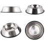 Petworld Paragon Stainless Steel Dog Bowl with Noise Reduction Non-Slip Rubber Base & Solid Durable Easy-Cleaning Anti-Rust Water and Food Feeder for Dogs and Cats
