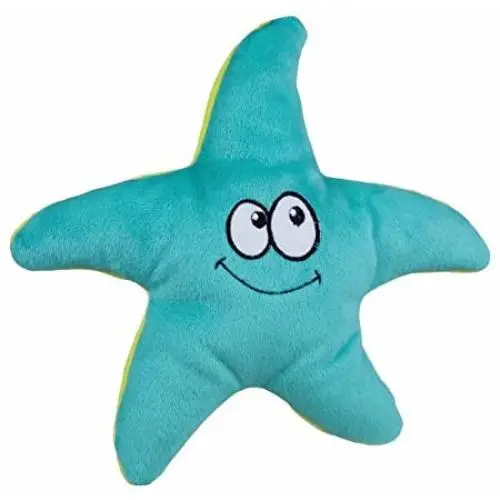 SmartPetLove - Tender-Tuffs - Easy Grab Small Squeaky Soft Plush Starfish Dog Toy - Great for Puppies and Adult Dogs