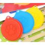 JIAKAI 10PCS Pet Dog Cat Food Can Cover Pet self-Sealing，Reusable pet Food lids, Environmentally Friendly（Color Random）