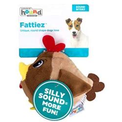 Fattiez Round Squeaky Plush Toy by Outward Hound