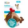 Fattiez Round Squeaky Plush Toy by Outward Hound