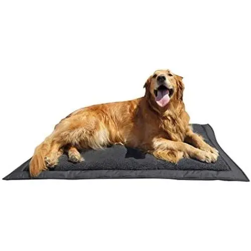 Lightspeed Outdoors Self Inflating Fleece Top Cover Travel Dog Bed | Kennel Bed ,32-Inch by 42 Inch Lightspeed Outdoors Self Inflating Fleece Top Cover Travel Dog Bed | Kennel Bed ,32-Inch by 42 Inch