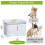 Petmii Pet Fountain, 88oz/2.6L Automatic Cat Water Fountain Dog Water Dispenser with 2 Replacement Filters for Cats, Dogs, Birds and Small Animals