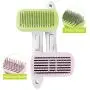 YLONG Pet Grooming Brushes Set Self-Cleaning Slicker Brush and Massage Brush for Dogs and Cats Easy to Clean Pet Deshedding Grooming Tools for Long haired to Short haired(2Pack,Pink and Green) YLONG Pet Grooming Brushes Set Self-Cleaning Slicker Brush and Massage Brush for Dogs and Cats Easy to Clean Pet Deshedding Grooming Tools for Long haired to Short haired(2Pack,Pink and Green)