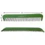 Pixikko Pet Grooming Comb with 360 Degree Rotating Pins for Cats, Dogs, and Other Small Animals Daily Grooming, Remove mat and tangles. 7-in, Green.