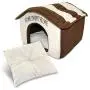 Portable Indoor Pet House, Best Supplies, Cream