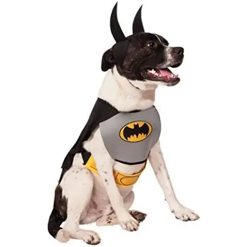 Rubies Costume DC Heroes and Villains Collection Pet Costume - Classic Batman Rubies Costume DC Heroes and Villains Collection Pet Costume - Classic Batman
