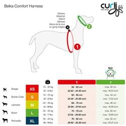 Curli Belka Comfort Dog Harness Custom-Fit Big Dog Harnesses Adjustable Step-in Choke-Free Reflective Vest for Larger Dogs