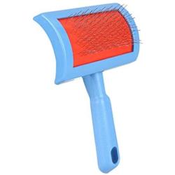 Hengzhi Pet Dog Supplies, Brush Pet Steel Comb Exfoliating Scrub, Grooming Combs for Dog/Cat, Blue