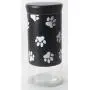 Housewares International 9-1/4-Inch Glass Pet Treats And Snacks Storage Jar, Black Background Housewares International 9-1/4-Inch Glass Pet Treats And Snacks Storage Jar, Black Background