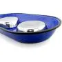 SMALLLEE_LUCKY_STORE Pet Feeding Watering Supplies Small Dog Bowl, Blue, Small SMALLLEE_LUCKY_STORE Pet Feeding Watering Supplies Small Dog Bowl, Blue, Small