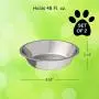 PETMAKER Stainless-Steel Hanging Pet Bowls for Dogs & Cats-Cage, Kennel, & Crate Large Feeder Dishes for Food & Water-Set of 2, 48oz Each PETMAKER Stainless-Steel Hanging Pet Bowls for Dogs & Cats-Cage, Kennel, & Crate Large Feeder Dishes for Food & Water-Set of 2, 48oz Each