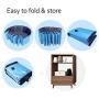 N-A Dog Pools for Large Dogs - Kiddie Pool for Dog Swimming Pool Foldable Dog Pool Pet Bathing Tub Collapsible Dog Pool for Small Medium Large Dogs