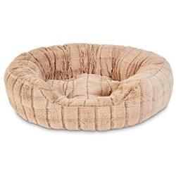 Harmony Tan Faux-Fur Cat Bed, 20'' L X 18'' W, 20 in