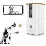 Vbroad Smart Pet Camera Treat Dispenser, 2.4G WiFi Remote Camera Monitor 720P HD Night Vision Video with 2-Way Audio Designed for Dogs and Cats, Home Safety Pet Monitor (Android/iOS) Vbroad Smart Pet Camera Treat Dispenser, 2.4G WiFi Remote Camera Monitor 720P HD Night Vision Video with 2-Way Audio Designed for Dogs and Cats, Home Safety Pet Monitor (Android/iOS)