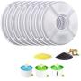 Gohfeoeo Pet Water Fountain Replacement Filter 8 Pack Premium Cotton Activated Carbon Replacement Water Fountain Filter for 1.6L Pet Fountain Pet Water Fountain Filter Keep Water Fresh