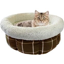 ASPCA Cozy Cuddle Cup Cuddler Pet Bed for Cats & Dogs