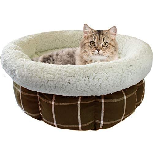 ASPCA Cozy Cuddle Cup Cuddler Pet Bed for Cats & Dogs