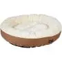 Amazon Basics Round Bolster Dog or Cat Bed with Flannel Top Amazon Basics Round Bolster Dog or Cat Bed with Flannel Top