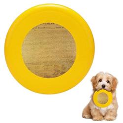 Pet Frisbee Flying Disc Dog Toy - Multifunction The Declaration of Independence Founding Fathers