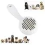 SUPERNIGHT Dog Hair Brush, Easy to Clean Pet Comb for Detangling and Removing Loose Undercoat or Shed Fur for Dogs and Cats