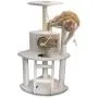 Majestic Pet Products 48 inch Beige Casita Cat Furniture Condo House Scratcher Multi Level Pet Activity Tree Majestic Pet Products 48 inch Beige Casita Cat Furniture Condo House Scratcher Multi Level Pet Activity Tree