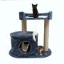 Nareo Cat Tree Condo 19inch with Full Scratching Post and House Cave