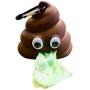 Emoji Dog Poop Dispenser with Wiggle Eyes -1 Free Roll of 15 Bags Inside Sold by XUCARDO @ Amazon