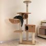 Cat Trees Cat Climbing Frame Tower Comfortable Pet Activity Centre Scratching Post with Hammock Run-anmy0716