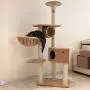 Cat Trees Cat Climbing Frame Tower Comfortable Pet Activity Centre Scratching Post with Hammock Run-anmy0716 Cat Trees Cat Climbing Frame Tower Comfortable Pet Activity Centre Scratching Post with Hammock Run-anmy0716