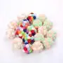 ocijf179 Pet Balls Cat Exercise Toy Plush Handmade Soft Training Ball Interactive Play Pet Supply - Multicolor ocijf179 Pet Balls Cat Exercise Toy Plush Handmade Soft Training Ball Interactive Play Pet Supply - Multicolor