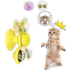 Anthony Bishop Windmill-Cat-Toy,Pet Interactive Training Teasing Toys